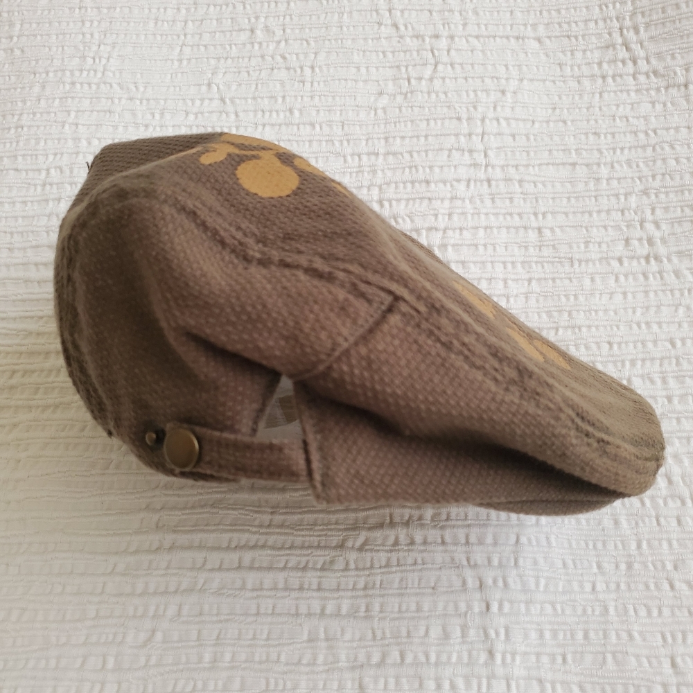 About to Donate! Goorin Flower Print Flat Cap - Picture 6 of 8